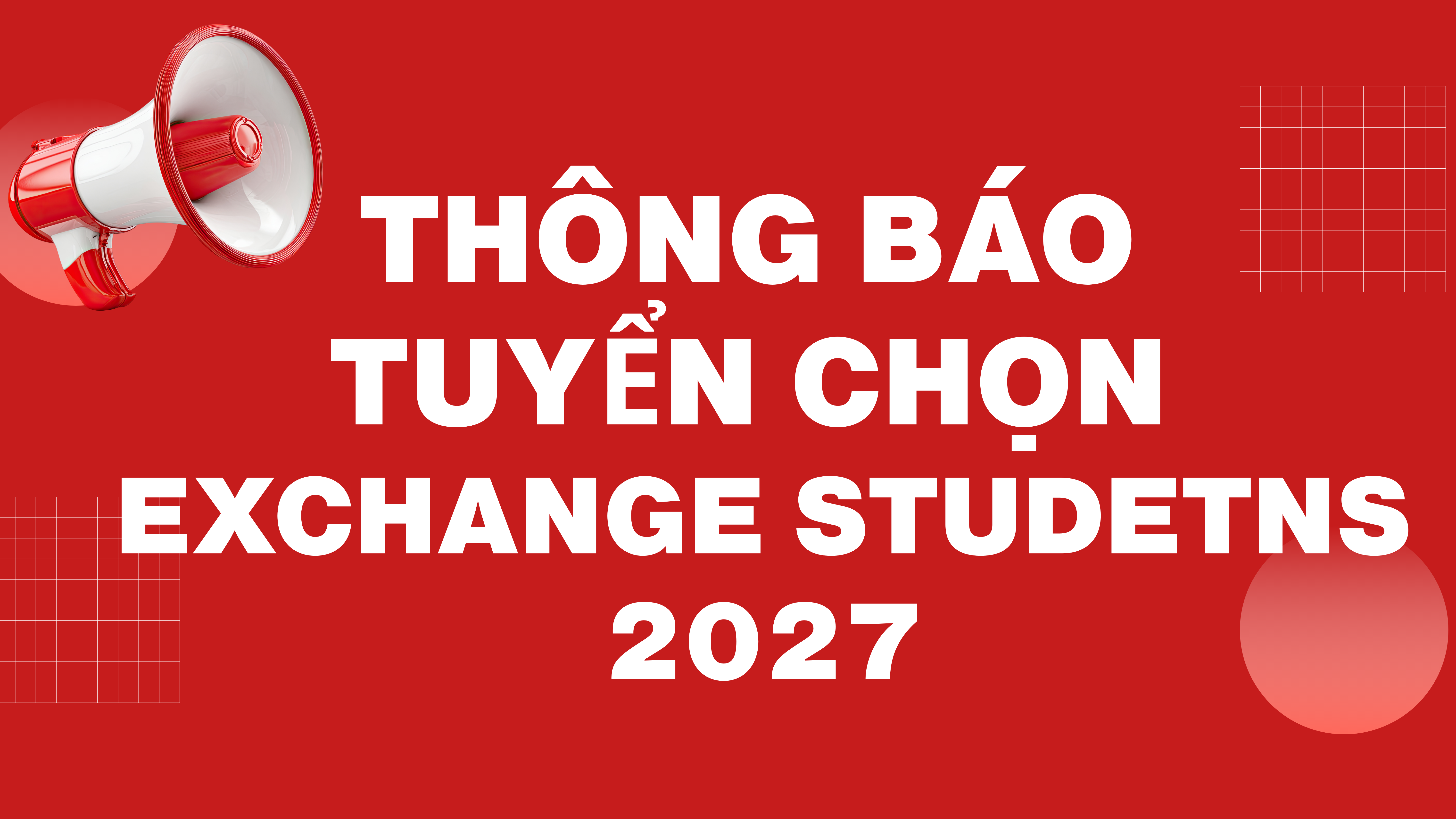 THÔNG BÁO VỀ VIỆC TUYỂN CHỌN SINH VIÊN VÀ HỌC VIÊN CAO HỌC THAM GIA CHƯƠNG TRÌNH TRAO ĐỔI HỌC TẬP TẠI ĐẠI HỌC LINKÖPING, THỤY ĐIỂN, HỌC KỲ SPRING 2027 THEO CHƯƠNG TRÌNH HỌC BỔNG ERASMUS+ MOBILITY