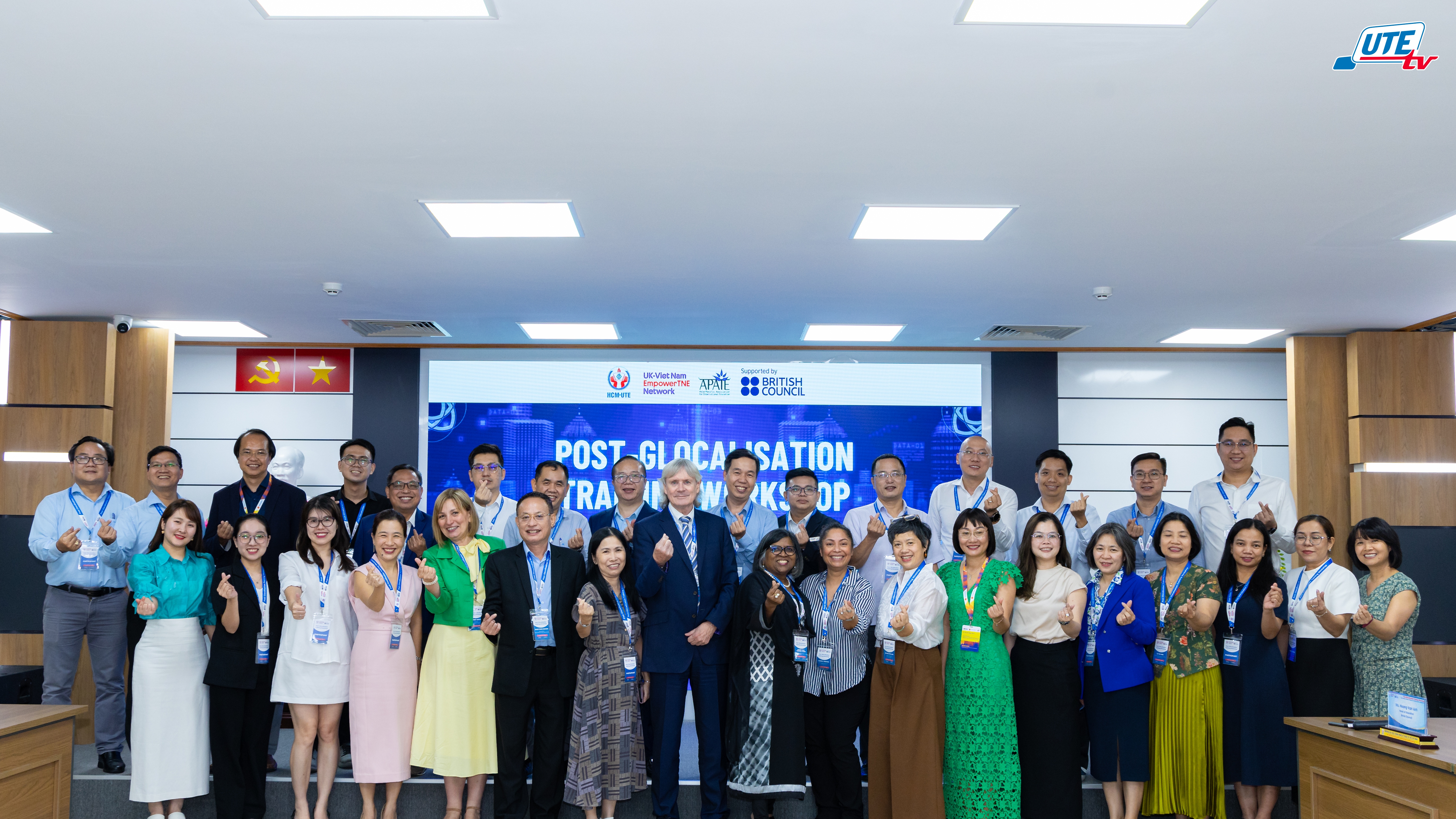 TRƯỜNG ĐẠI HỌC CÔNG NGHỆ KỸ THUẬT TPHCM (HCM-UTE) NÂNG TẦM CHIẾN LƯỢC “HẬU QUỐC TẾ HÓA TẠI CHỖ” TẠI WORKSHOP “POST-GLOCALISATION TRAINING WORKSHOP”: TỪ ĐỊNH HƯỚNG TẦM NHÌN ĐẾN THỰC THI THỰC CHẤT