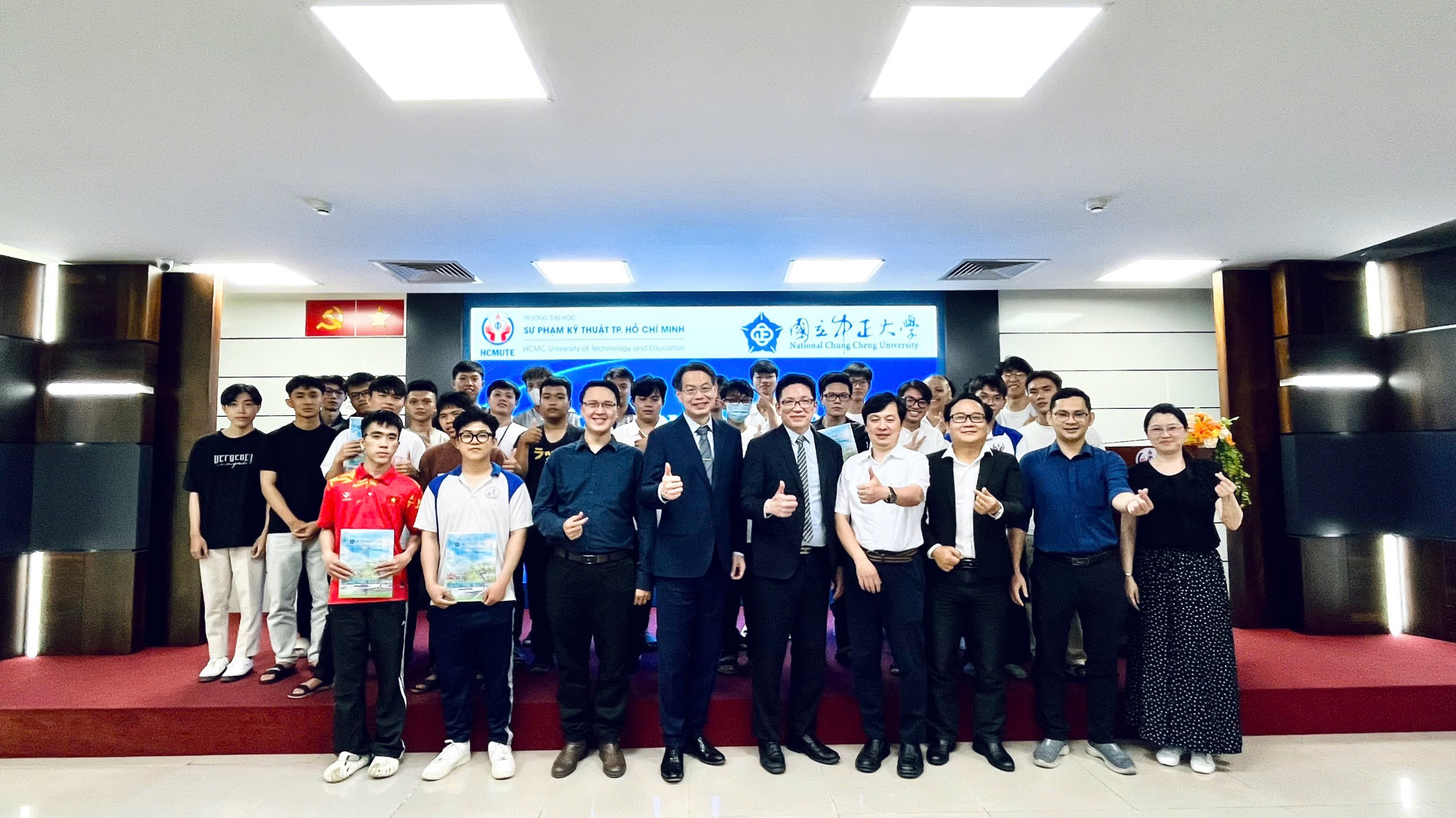 Warmly welcome National Chung Cheng University, Taiwan to HCMUTE