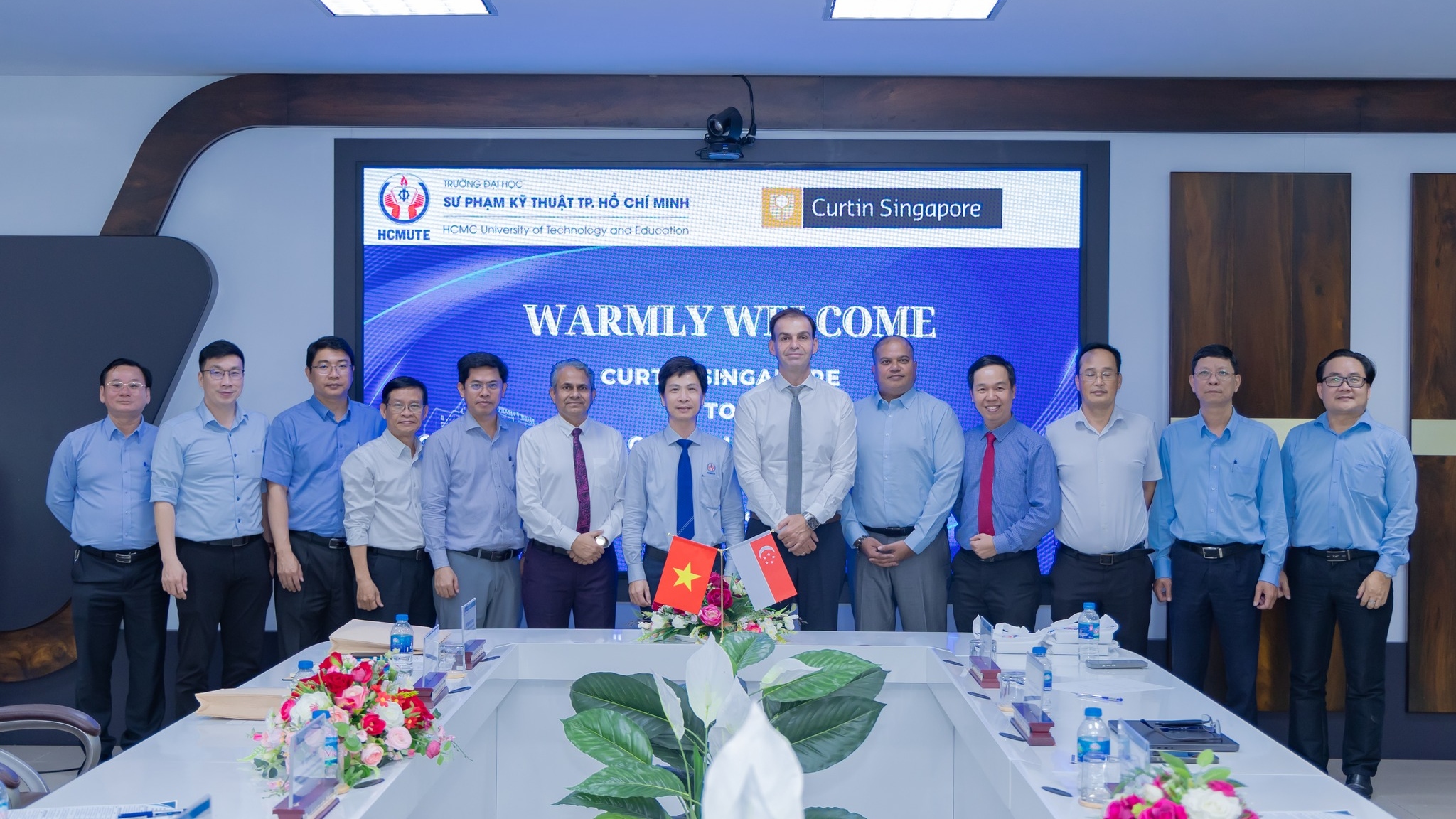 Ho Chi Minh City University of Technology and Education Greets Curtin Singapore Delegation, Paving the Way for New Collaborations