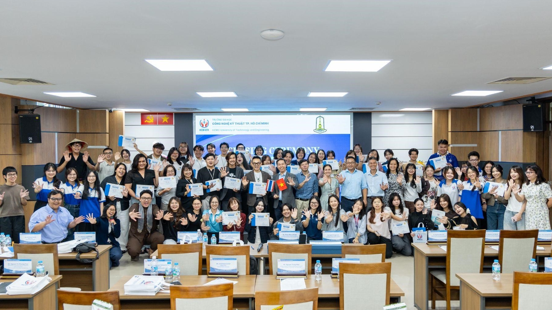 HCM-UTE – Mahasarakham University (Thailand) Academic Exchange Program Concludes with Research for Sustainable Development (19/07/2026)