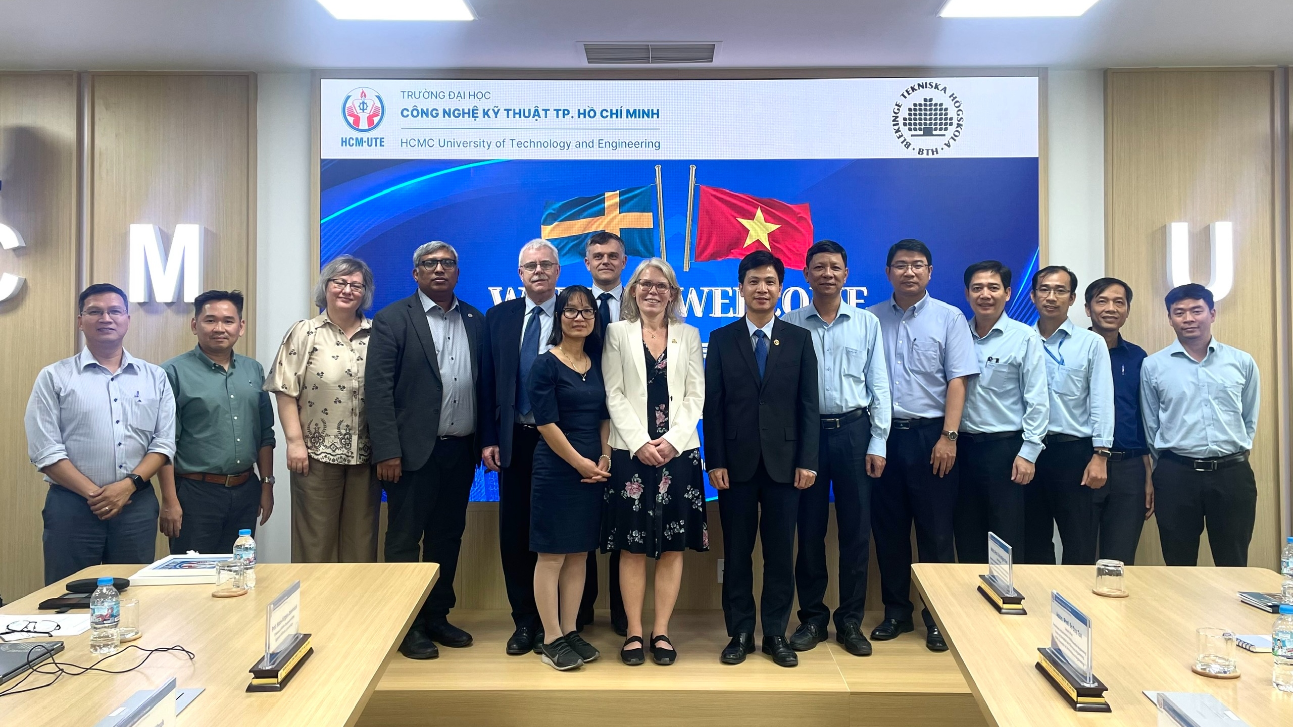 HCM-UTE Warmly Welcomes Visit of Blekinge Institute of Technology, Sweden for Discussion on International Partnership and Cooperation (20/04/2026)
