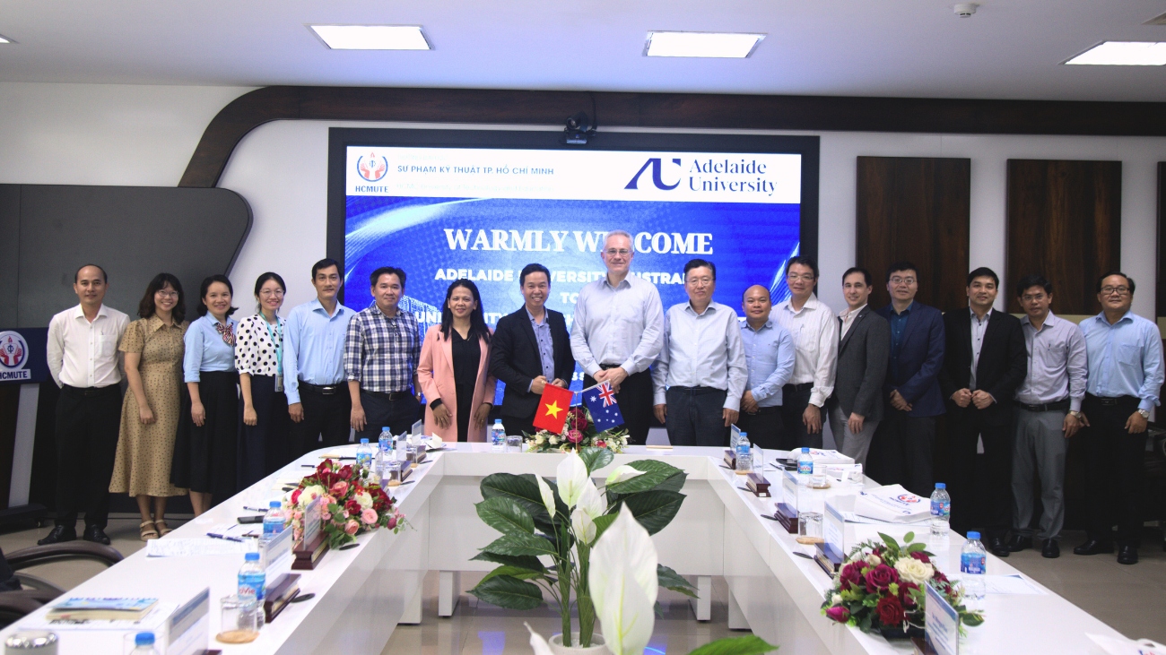 Ho Chi Minh City University of Technology and Education Welcomes Delegation from Adelaide University