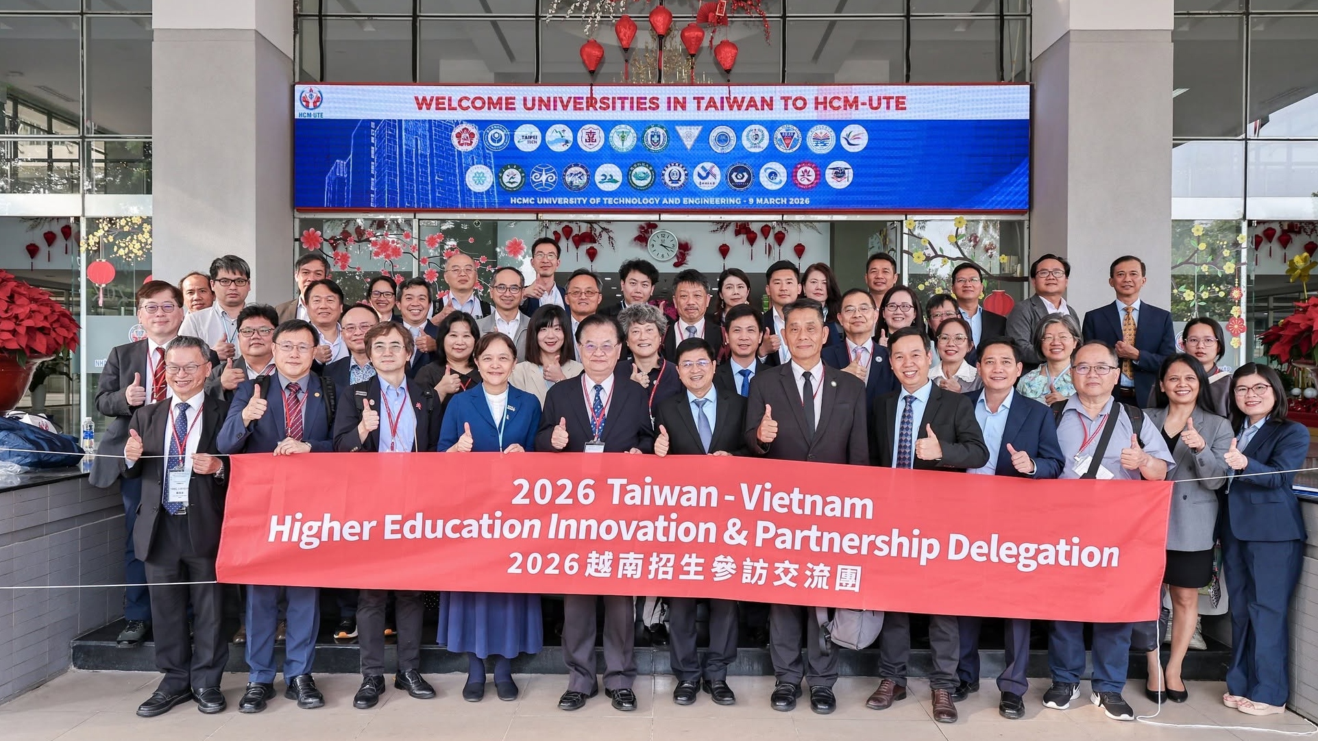 25 Taiwanese Universities and Educational Organizations Visited HCM-UTE to Promote Cooperation in High-Tech and Semiconductor Fields (12/03/2026)