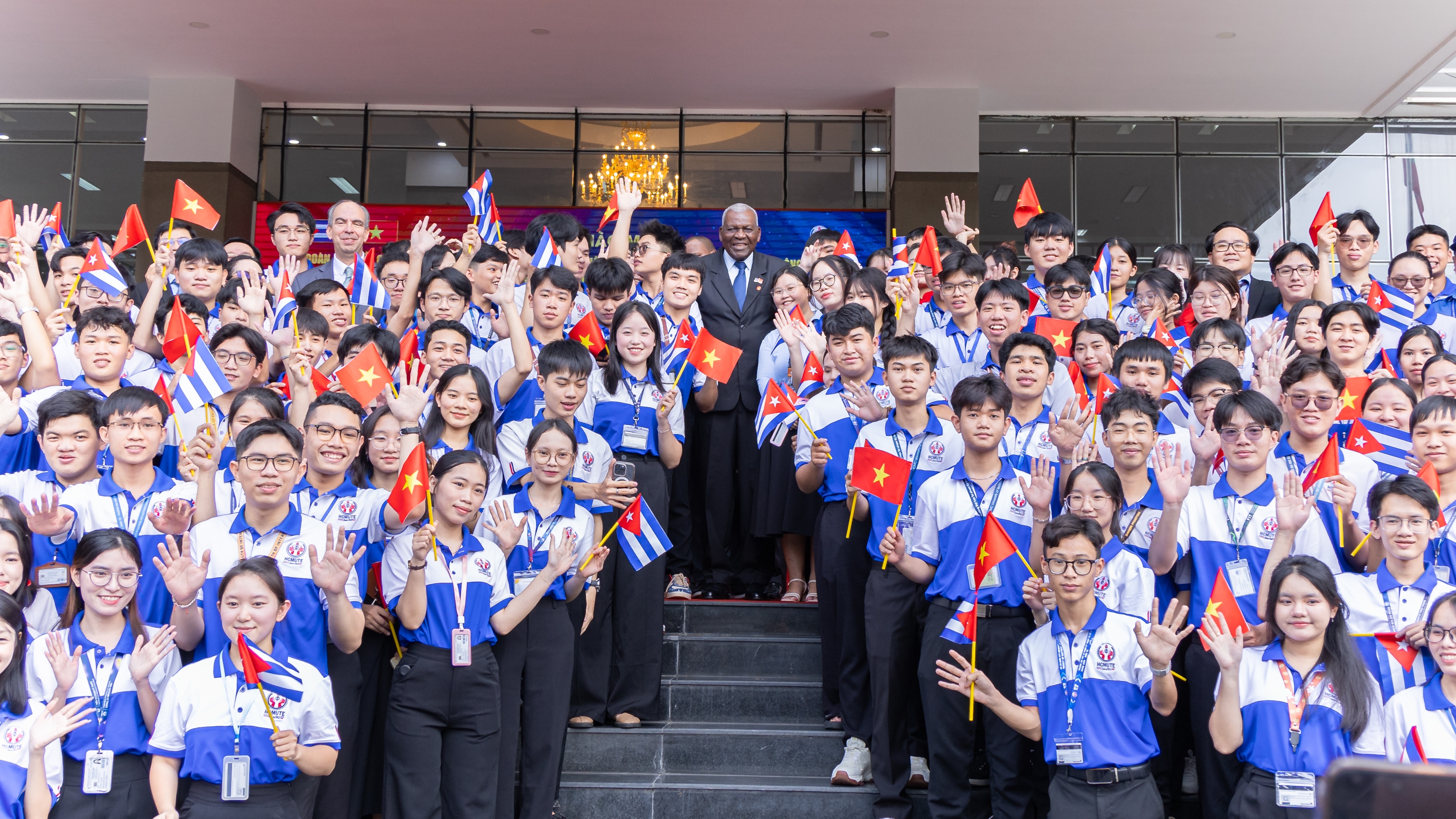 President of the Cuban National Assembly Visits Ho Chi Minh City University of Technology and Education (HCMUTE)